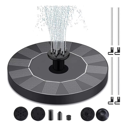 Fuente Para Pajaros Solar  Flotante 6 Picos