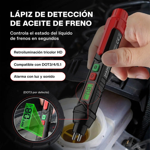 Tester Probador Líquido De Frenos Dot3 Dot4 Dot5.1 Aceite (foto 4)