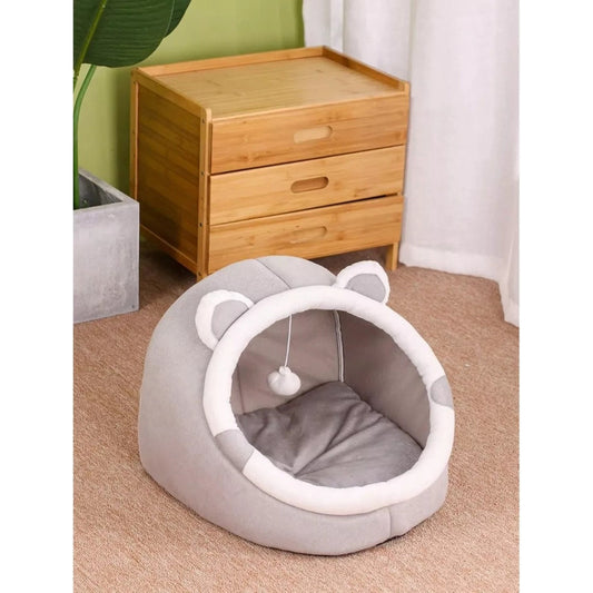 Cama Para Gatos Y Perros Tienda De Campaña Para Mascotas Gris