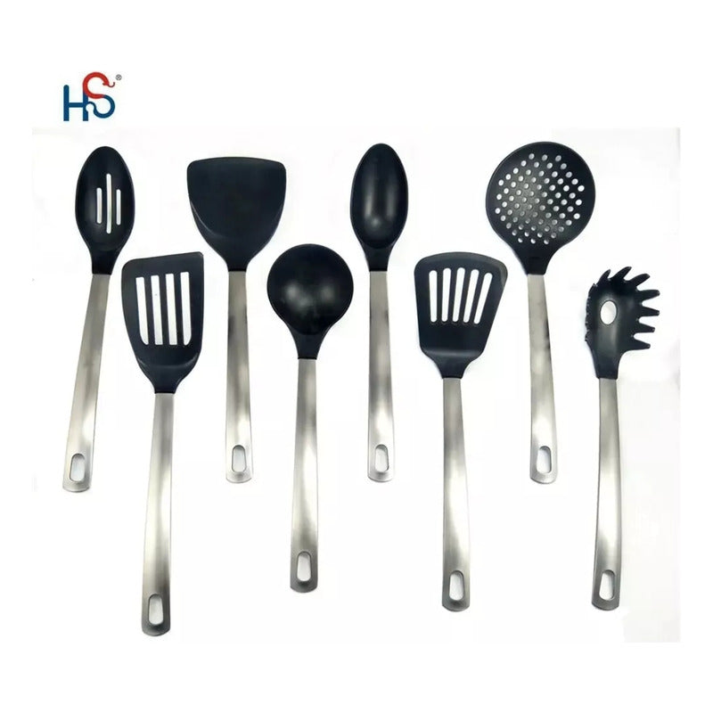 Set Utensilios De Cocina 7 Piezas En Acero Inoxidable