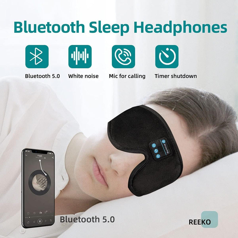 Máscara Para Dormir Con Bluetooth 3d Con Micrófono