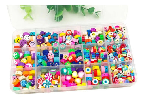 Kit Para Crear Pulseras Colores Cuentas 700 Piezas (foto 4)