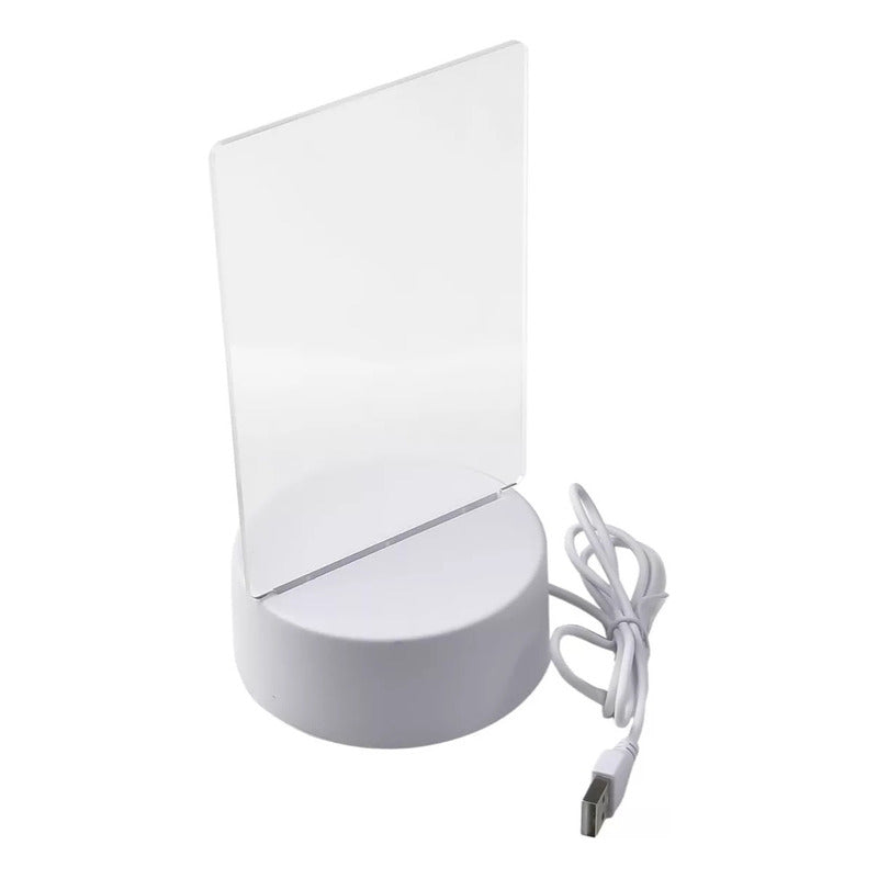 Velador Infantil Led Con Pizarra Mensajes Luminosos Notas