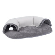 Cama-cueva Interactiva Para Gatos Y Mascotas Gris