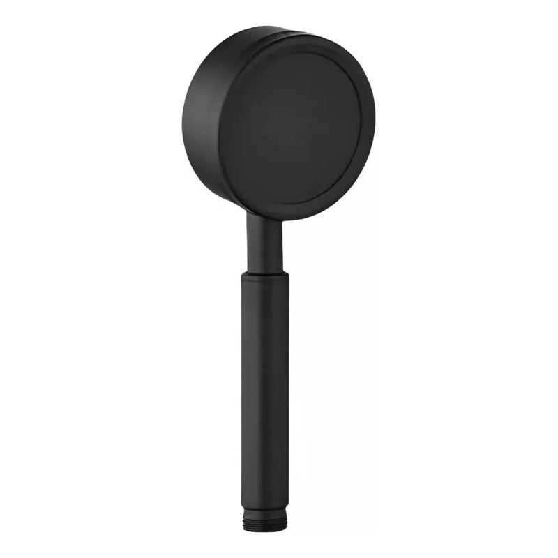 Cabezal De Ducha Presurizado Negro, 100% Acero Inoxidable
