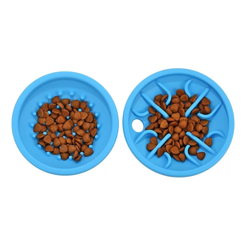 Juguete Interactivo Para Perros, Disco Volador Resistente Azul