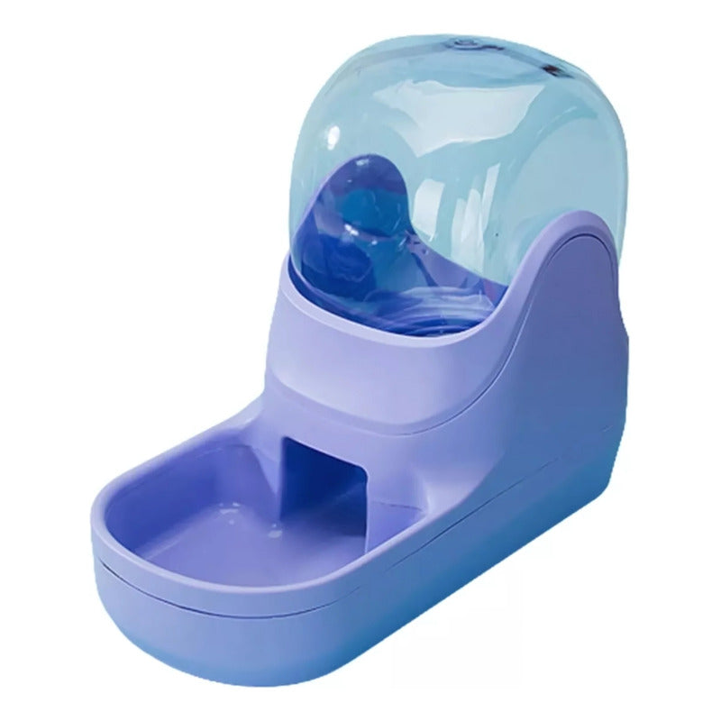 Comedero Y Bebedero Automático Para Mascotas Azul