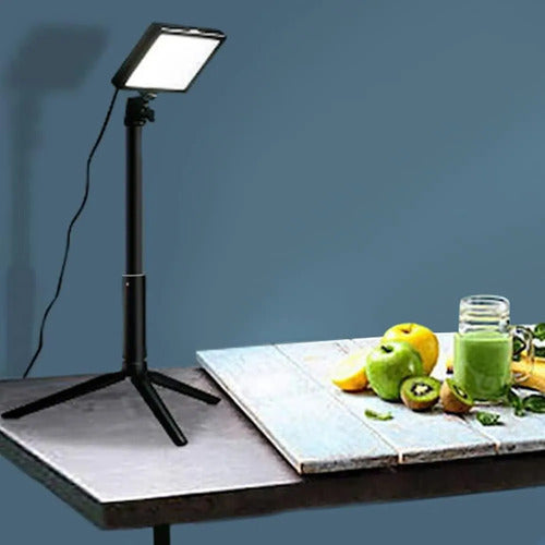 Luz Led Usb Con Filtro De Color Para Grabar Vídeos Negro (foto 2)