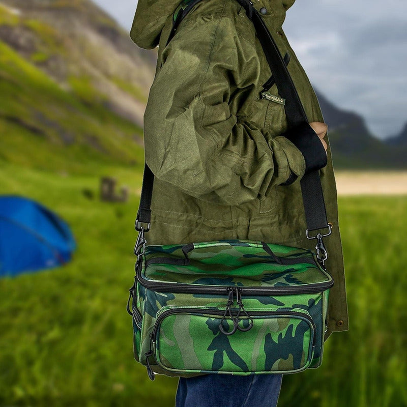 Bolso Amplio Camuflado Para Pesca, Camping Y Caza Resistente
