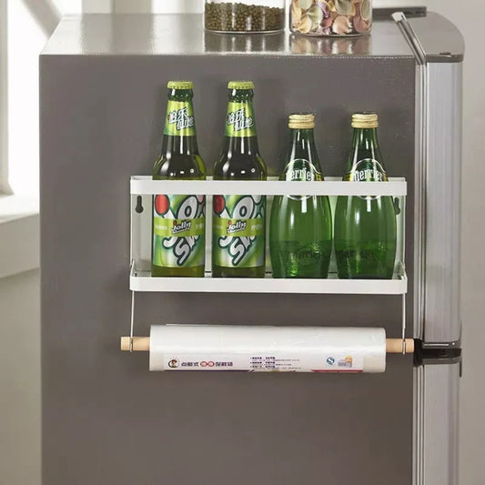 Organizador Metalico Para Refrigerador Con Soporte Cocina