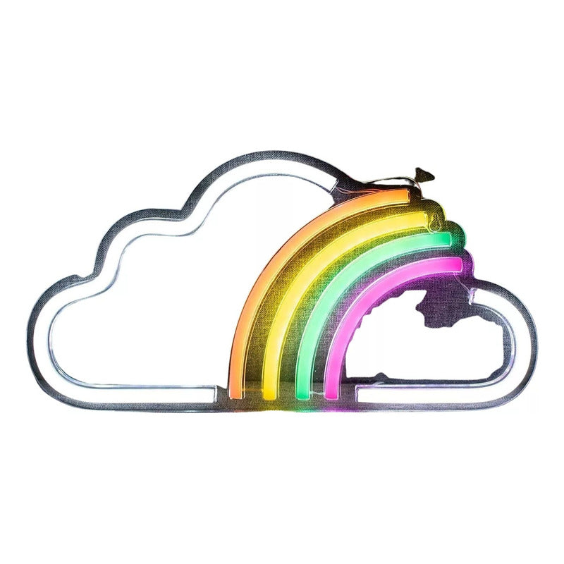 Letrero Luminoso Arcoíris Led Usb Para Decoración Y Fiestas