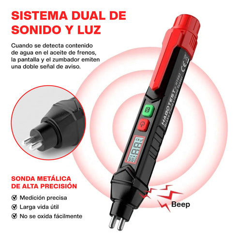 Tester Probador Líquido De Frenos Dot3 Dot4 Dot5.1 Aceite (foto 3)