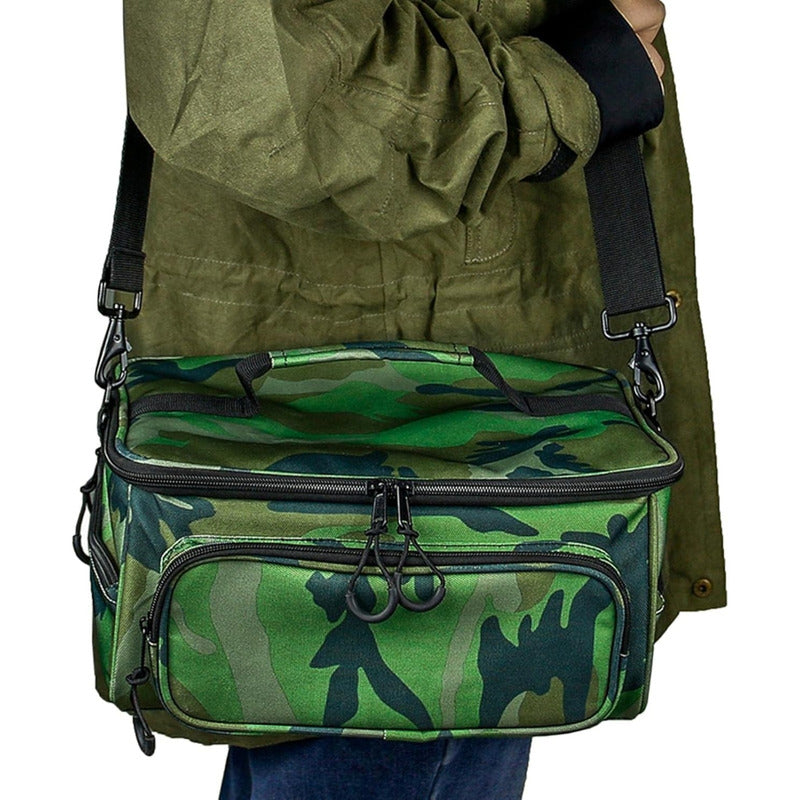Bolso Amplio Camuflado Para Pesca, Camping Y Caza Resistente