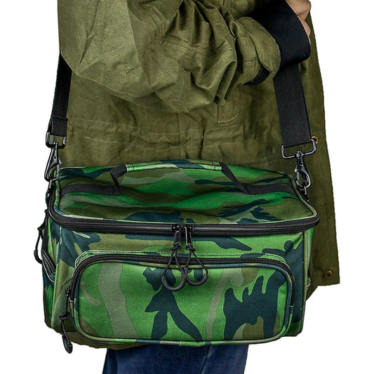 Bolso Amplio Camuflado Para Pesca, Camping Y Caza Resistente