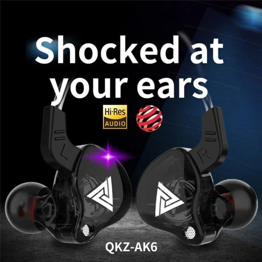 Auriculares Intraurales Para Juegos Qkz Ak6 Ak6 Qkz 06 Negro