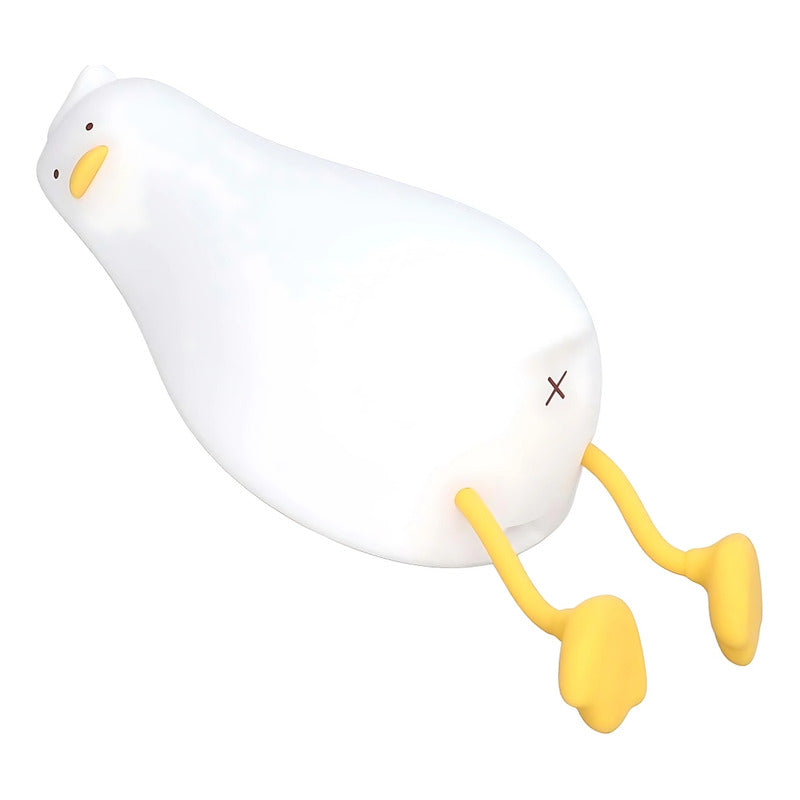 Lámpara Pato Led Silicona Táctil Recargable, Luz Nocturna