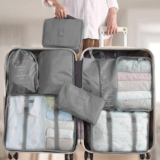 Cubos Mágicos: Set Organizador Esencial Para Viajes Y Maleta Negro