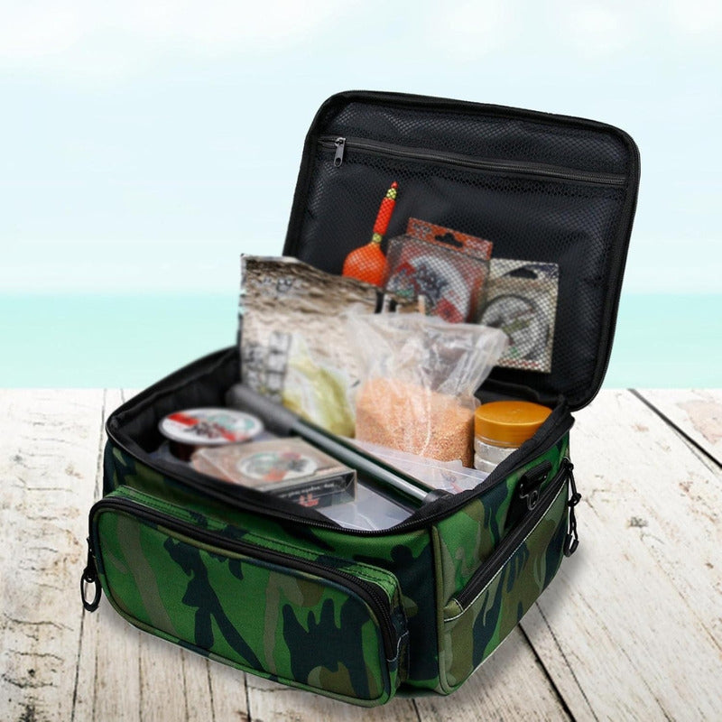 Bolso Amplio Camuflado Para Pesca, Camping Y Caza Resistente