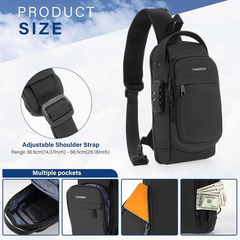 Mochila Antirrobo Impermeable, Mochila Seguridad, Bolso Band