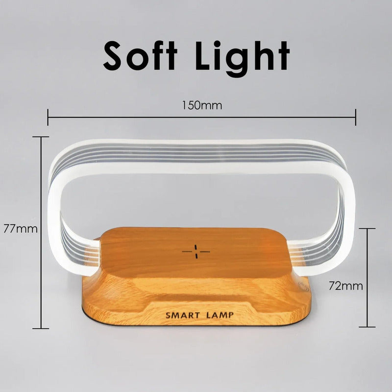 Lámpara Led Mesita, Lámpara Inalámbrica, Luz Cargador Led