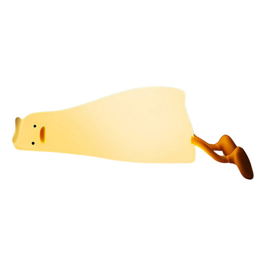 Lámpara Pato Led Silicona Táctil Recargable, Luz Nocturna