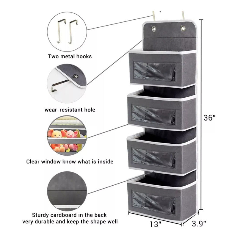Organizador Colgante Vertical Multiuso Para Ahorrar Espacio