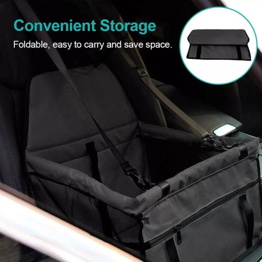 Asiento De Coche Para Mascotas Con Correa De Seguridad