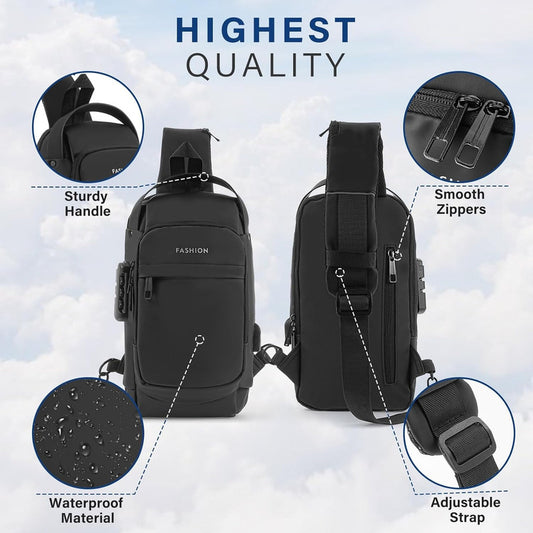 Mochila Antirrobo Impermeable, Mochila Seguridad, Bolso Band