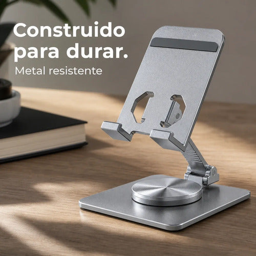 Soporte Teléfono Tablet, Soporte Ajustable, Soporte Aluminio (foto 5)