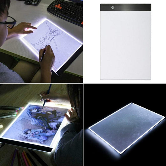 Tablero Led De Rastreo Ajustable Usb Ideal Para Dibujos
