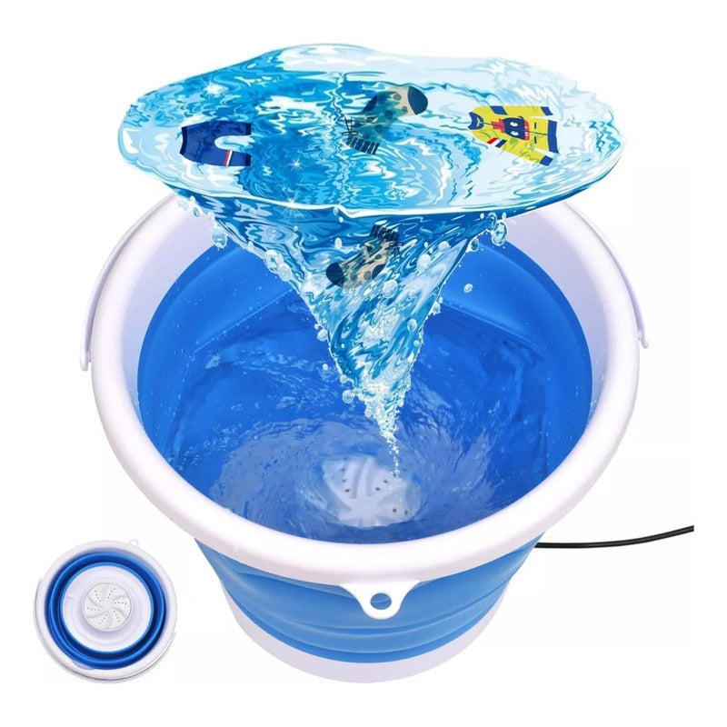 Mini Lavadora Portátil Usb Plegable Lavarropa Ecológica De