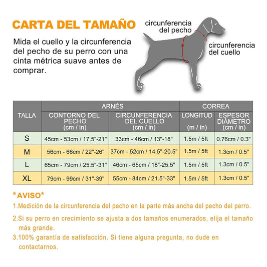 Pechera Anti Tirones Para Perro + Correa
