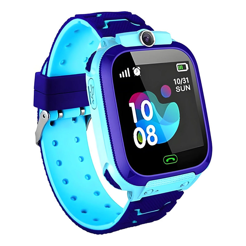 Reloj Smart Watch Niños, Reloj Gps, Reloj Inteligente Cámara Celeste Celeste Celeste