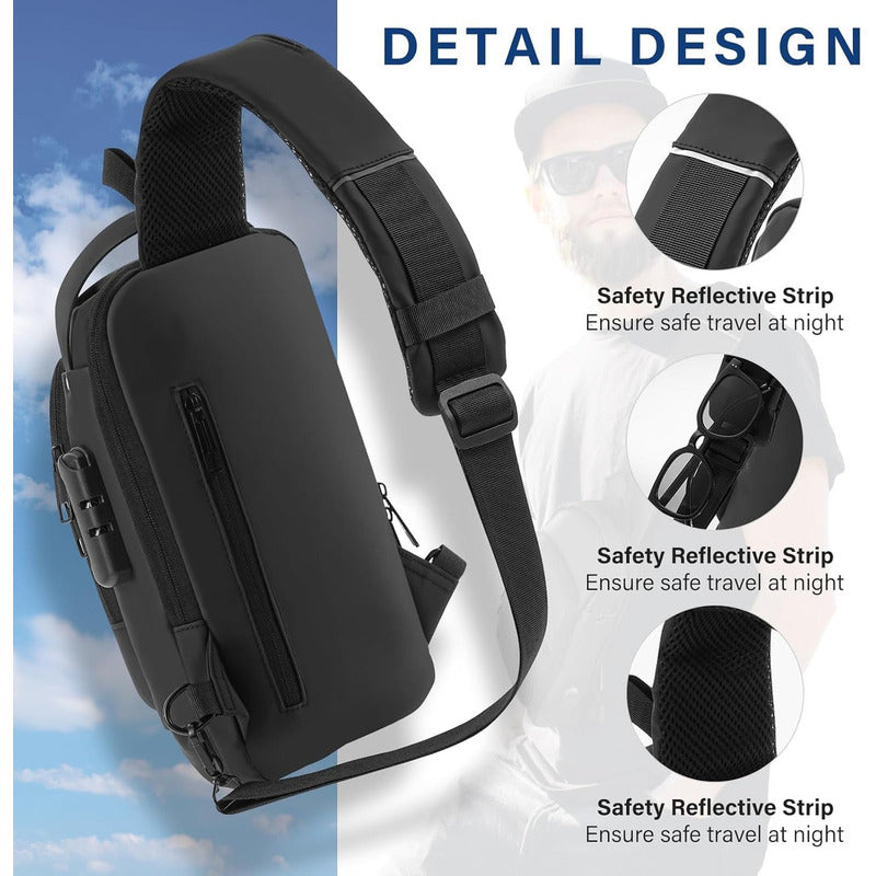 Mochila Antirrobo Impermeable, Mochila Seguridad, Bolso Band