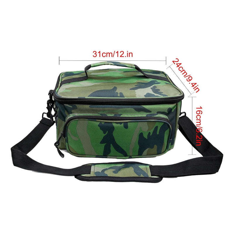 Bolso Amplio Camuflado Para Pesca, Camping Y Caza Resistente