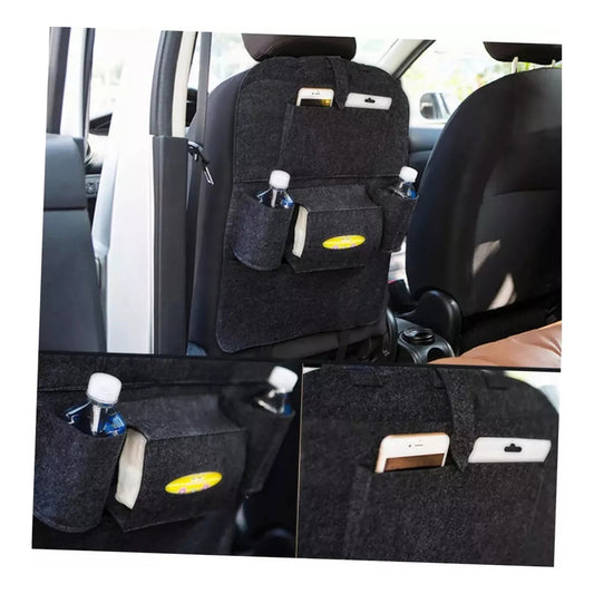 Protector De Asiento Trasero Con Bolsillos Organizadores Aju