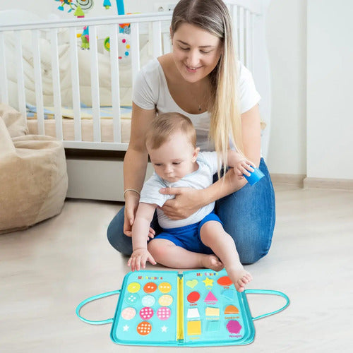 Tablero De Fieltro Educativo Niños Pequeños Multifuncional (foto 3)