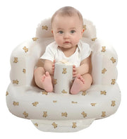 Asiento Inflable Para Bebés De 3 A 36 Meses, Bomba De Aire Beige (foto 1)