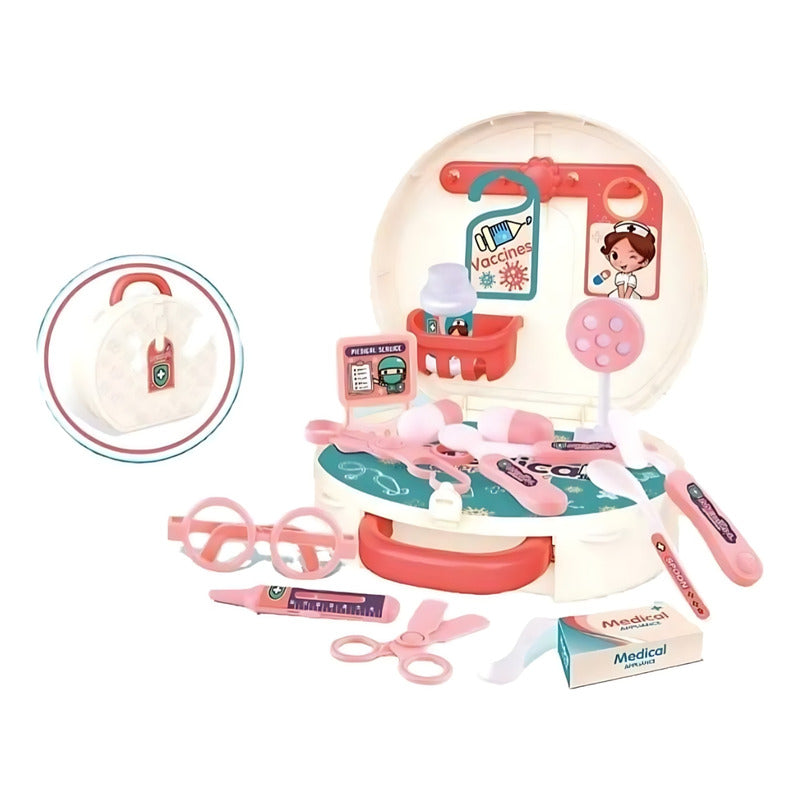 Set Médico Infantil Juguete Didáctico Divertido Maleta