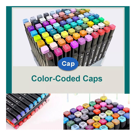Marcadores Colores, Rotuladores Artísticos, Pack 80 Piezas