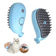 Cepillo Raspador De Plástico Para Mascotas Celeste