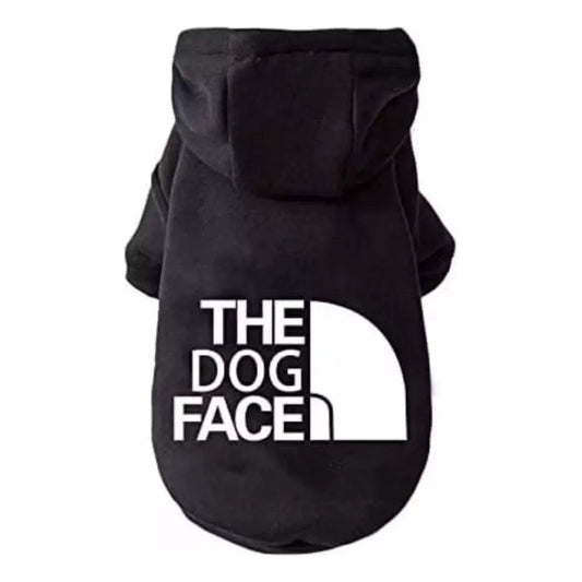 Ropa De Perro Cálida, Abrigada Y Con Capucha Para Paseos Negro - Talle L