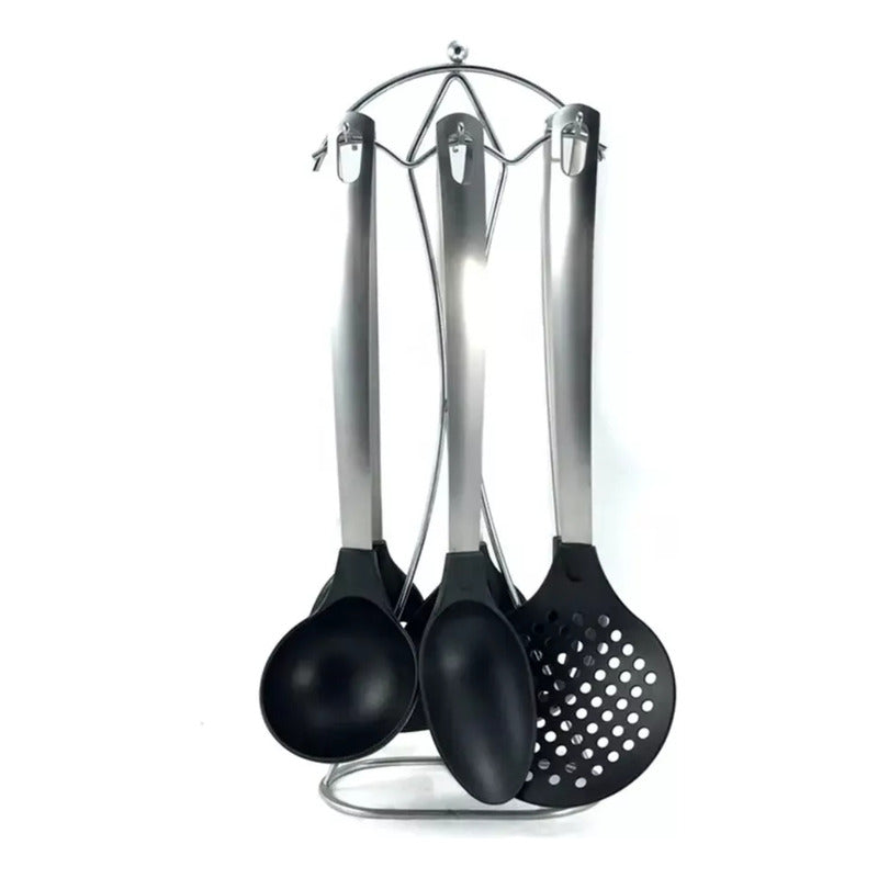 Set Utensilios De Cocina 7 Piezas En Acero Inoxidable