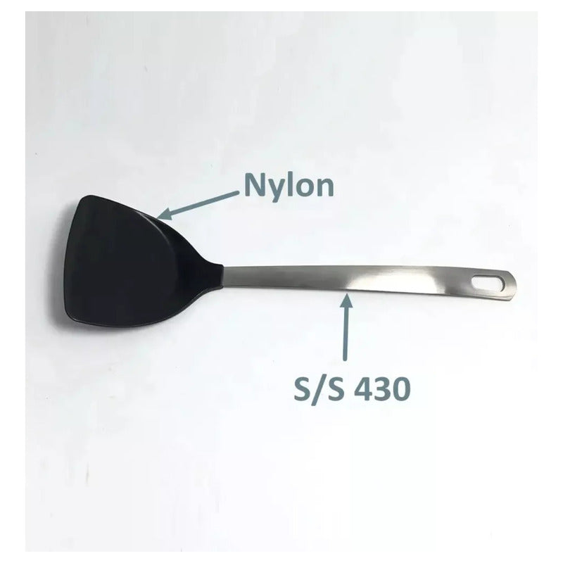 Set Utensilios De Cocina 7 Piezas En Acero Inoxidable
