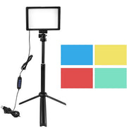 Luz Led Usb Con Filtro De Color Para Grabar Vídeos Negro (foto 1)