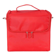 Bolso Para Maquillaje Rojo, Ideal Cosméticos Y Manicura