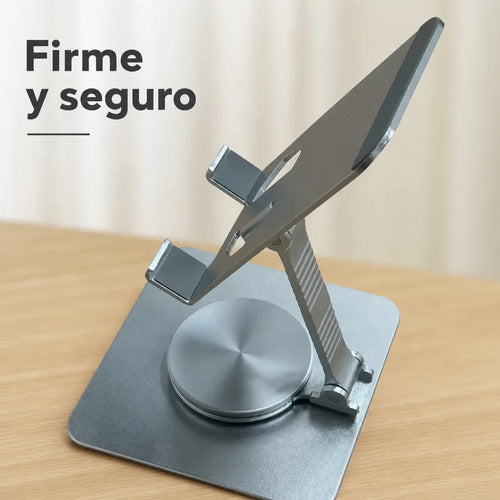 Soporte Teléfono Tablet, Soporte Ajustable, Soporte Aluminio (foto 2)