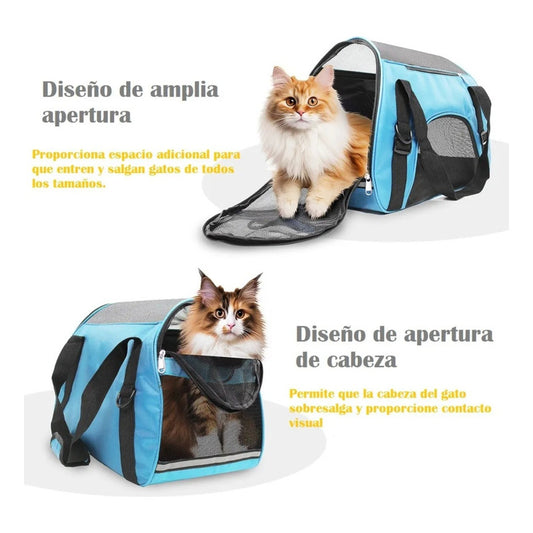 Bolso Transportador Gatos, Bolso Mascotas, Bolso Viaje Masco
