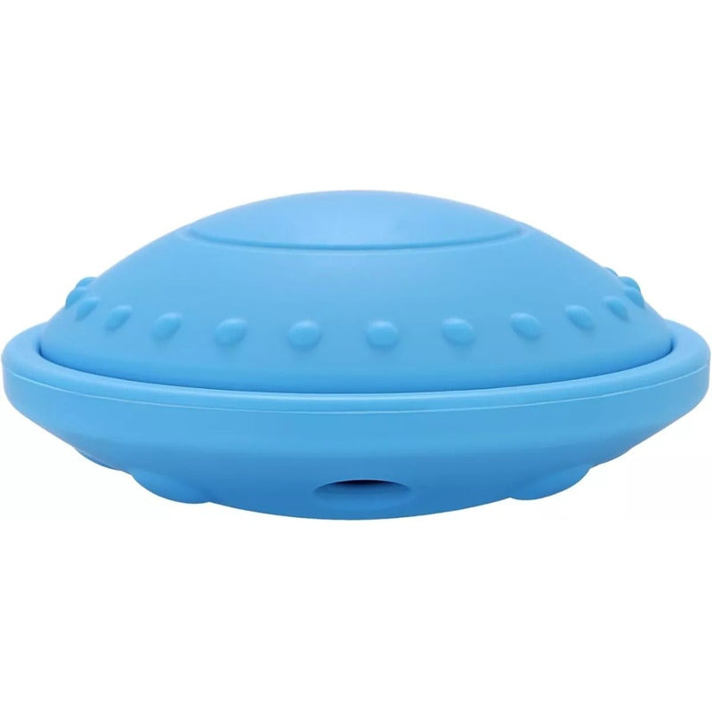Juguete Interactivo Para Perros, Disco Volador Resistente Azul