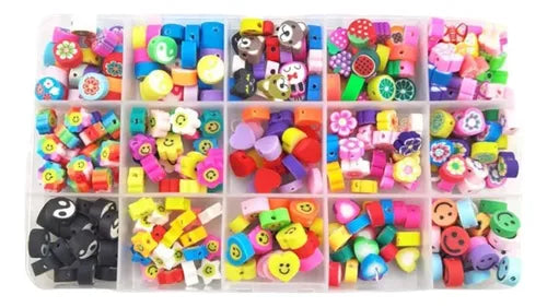Kit Para Crear Pulseras Colores Cuentas 700 Piezas
